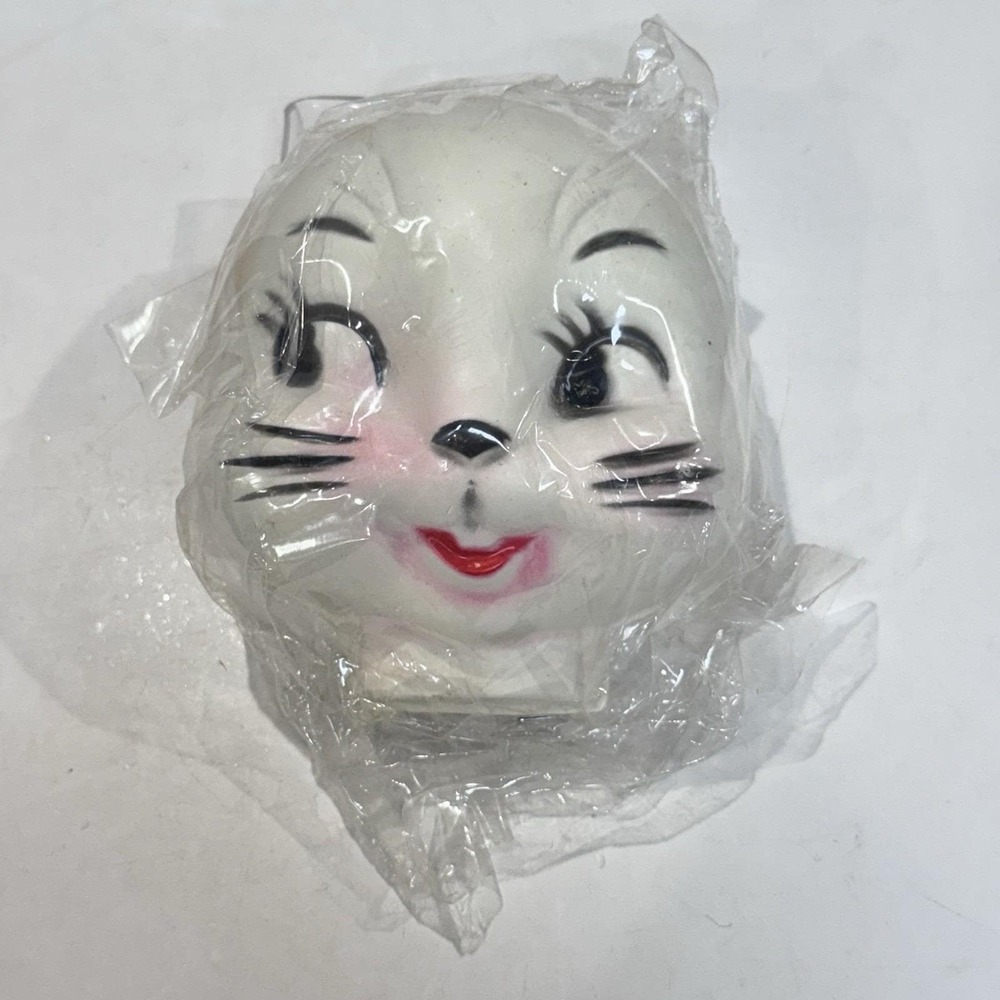 NEW Vintage Hong Kong Craft Supplies 4.5" Bunny Face No. 12378 One Dozen NOS